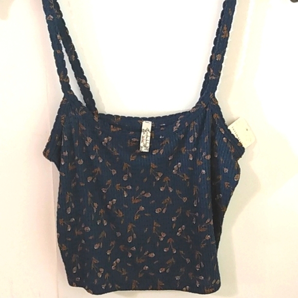 INTIMATELY FREE PEOPLE NAVY COMBO CAMISOLE SIZE SMALL NWT - Picture 3 of 7